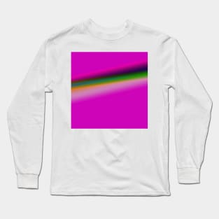 pink green abstract texture design Long Sleeve T-Shirt